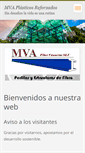 Mobile Screenshot of mva-plasticos-reforzados.com
